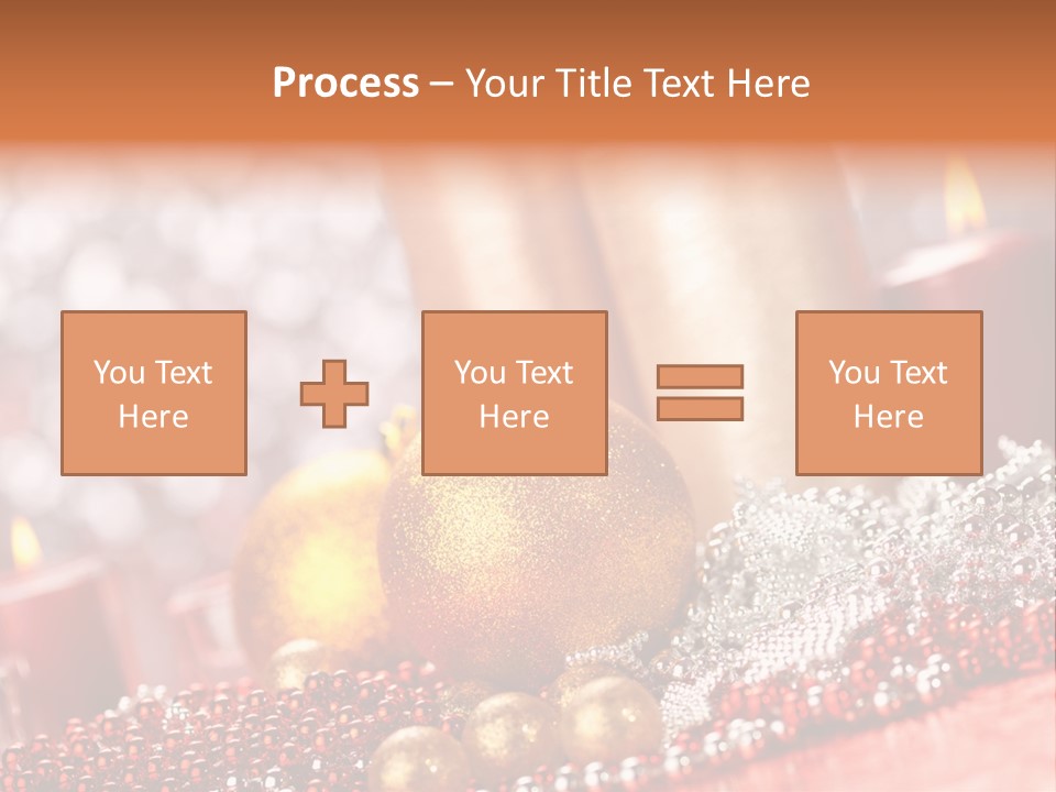 Shiny Gold Xmas PowerPoint Template