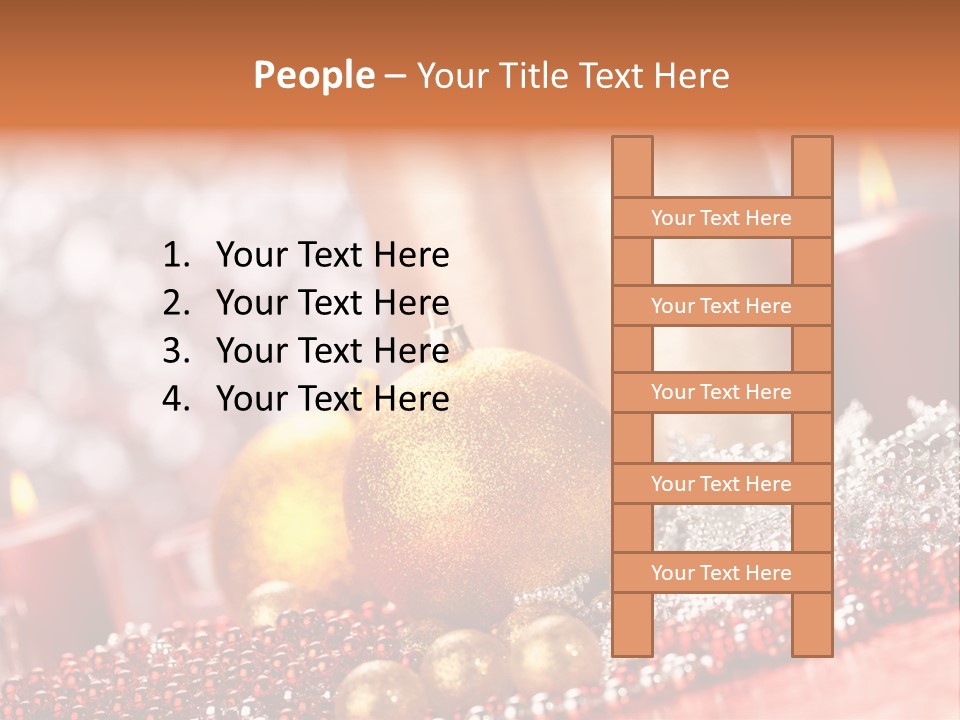 Shiny Gold Xmas PowerPoint Template