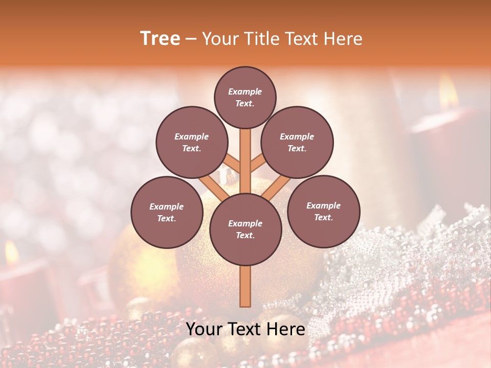 Shiny Gold Xmas PowerPoint Template