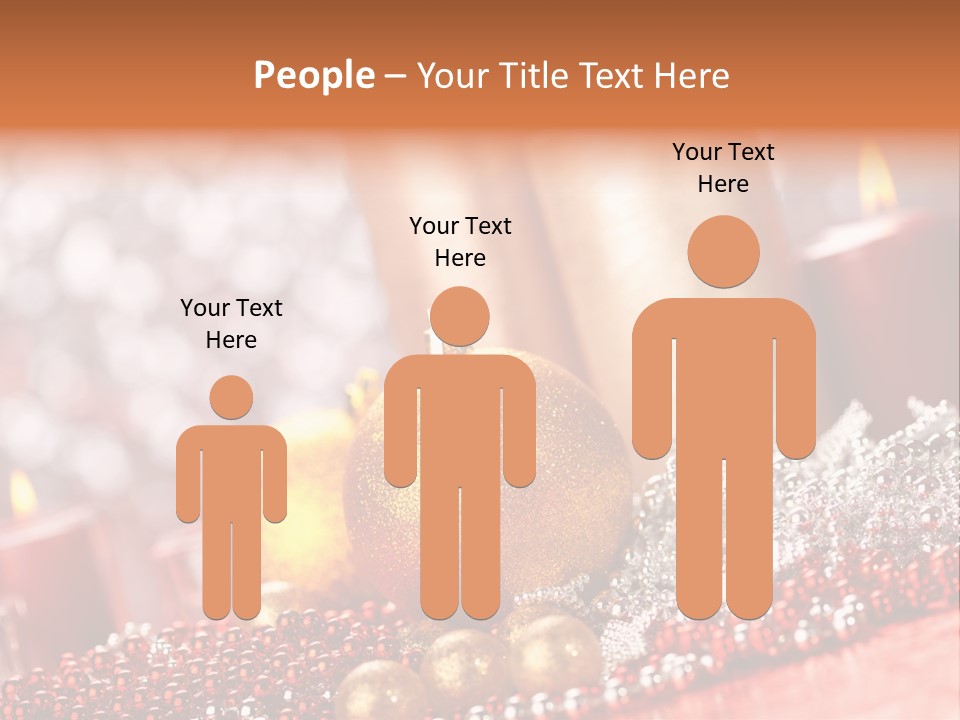 Shiny Gold Xmas PowerPoint Template