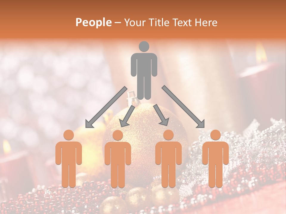 Shiny Gold Xmas PowerPoint Template