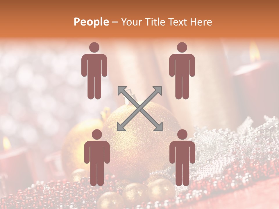 Shiny Gold Xmas PowerPoint Template