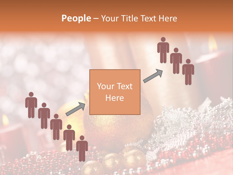 Shiny Gold Xmas PowerPoint Template