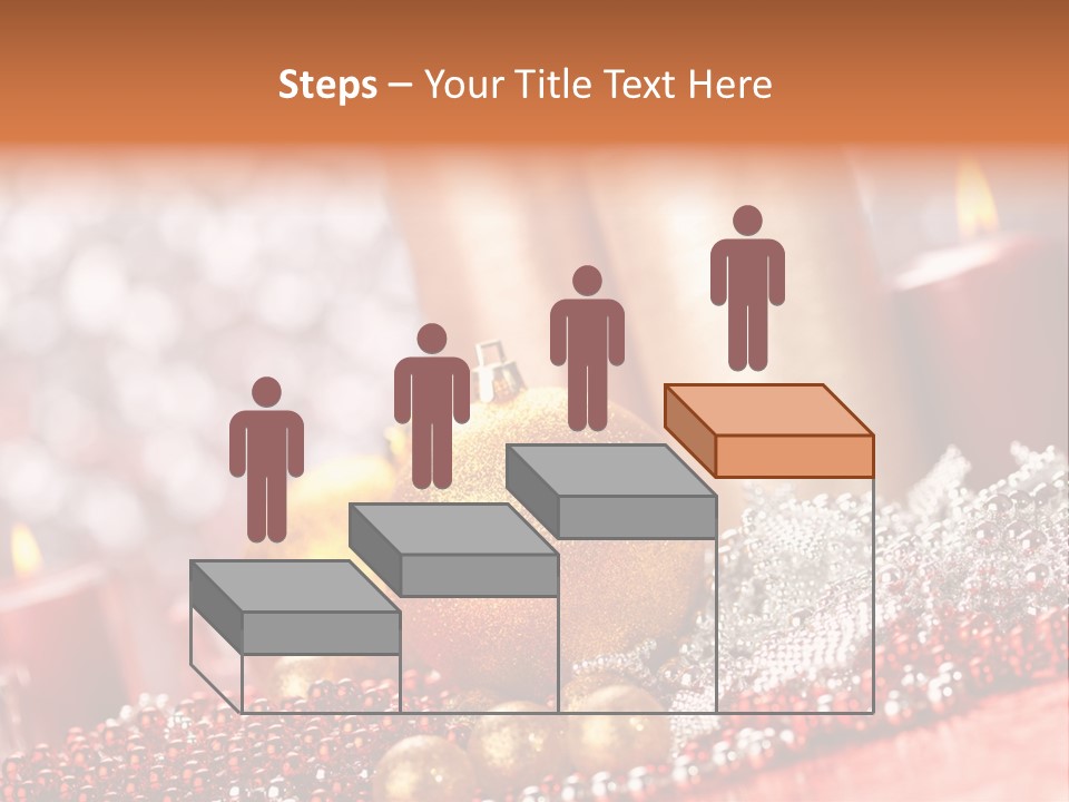 Shiny Gold Xmas PowerPoint Template