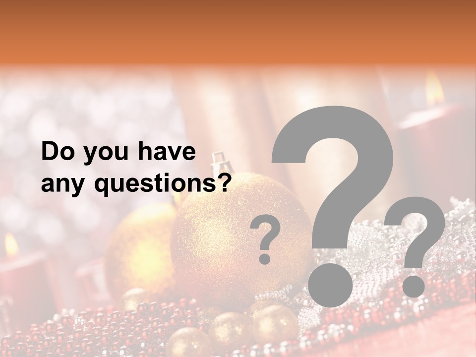 Shiny Gold Xmas PowerPoint Template