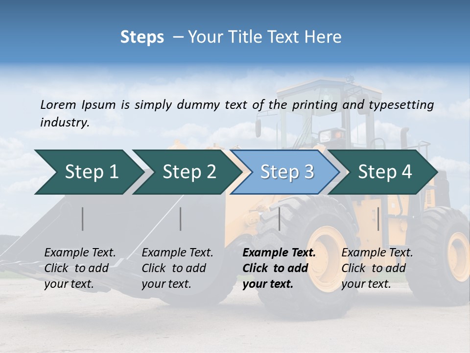 Machinery And Equipment PowerPoint Template