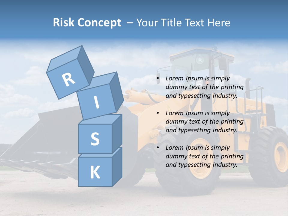 Machinery And Equipment PowerPoint Template