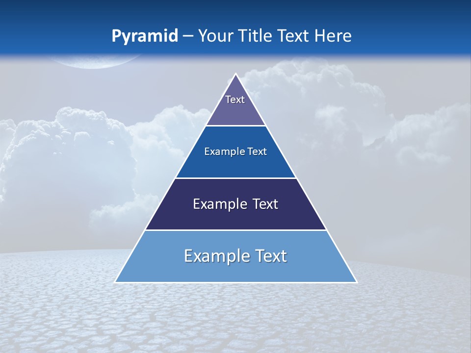 Moon And Clouds PowerPoint Template