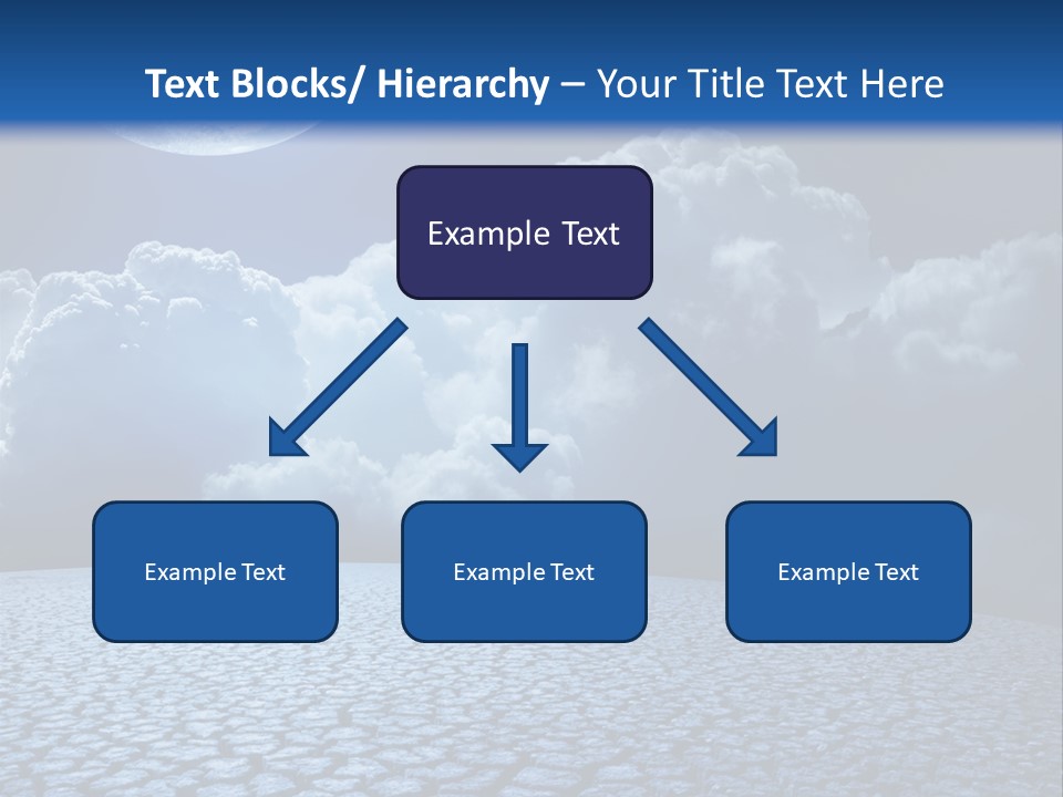 Moon And Clouds PowerPoint Template