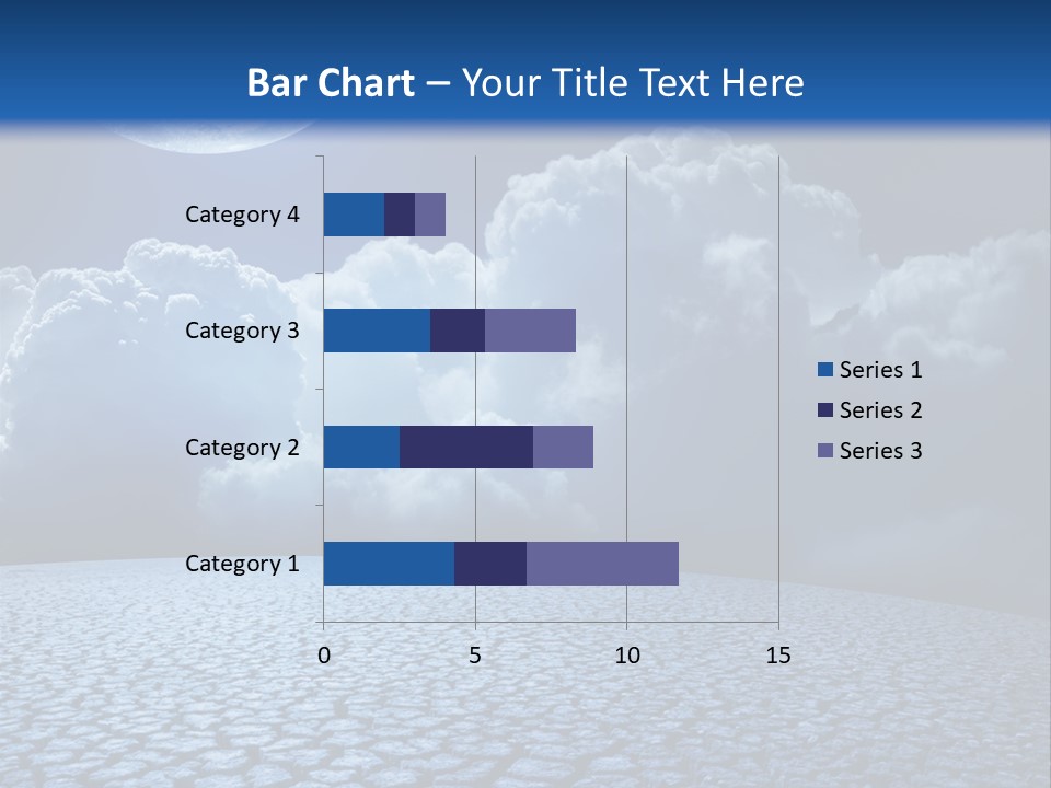 Moon And Clouds PowerPoint Template