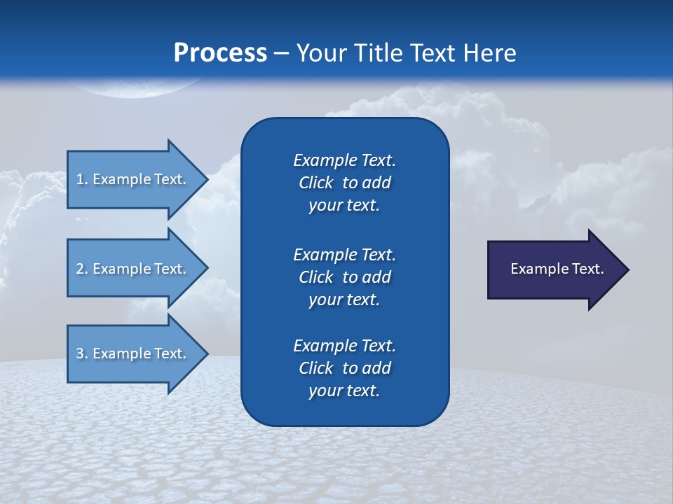 Moon And Clouds PowerPoint Template