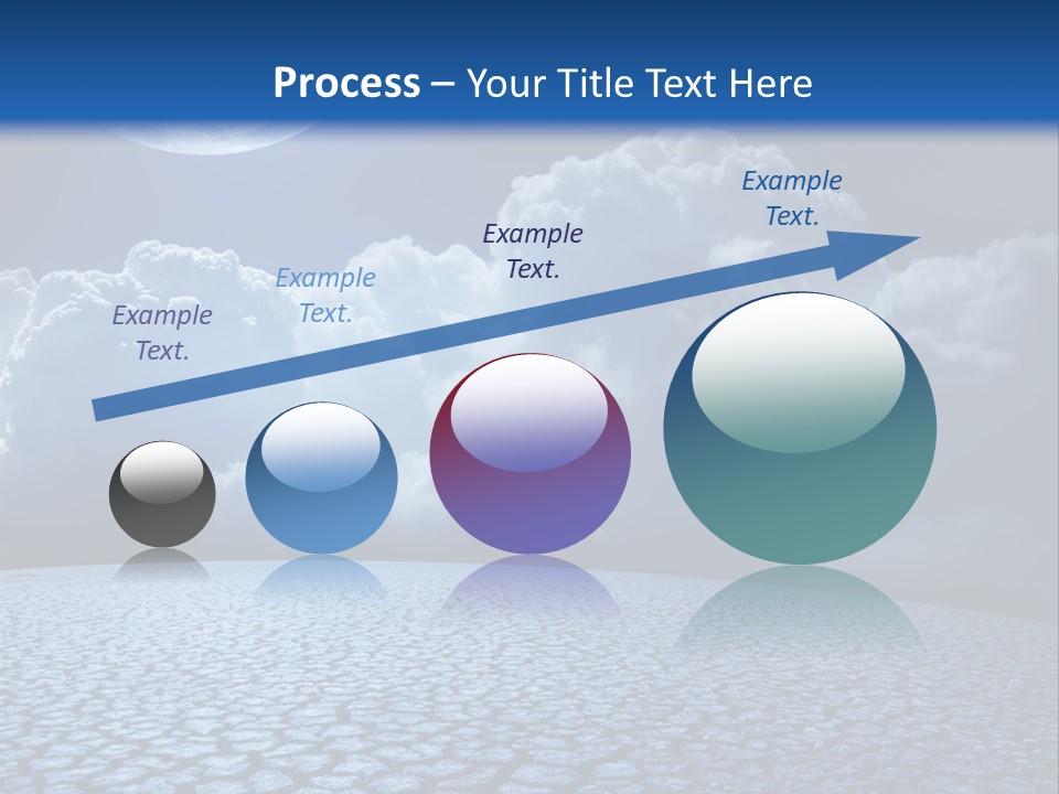 Moon And Clouds PowerPoint Template
