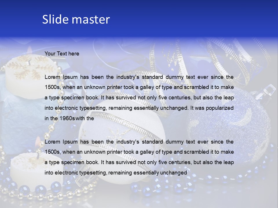 Photography Branch Objects PowerPoint Template