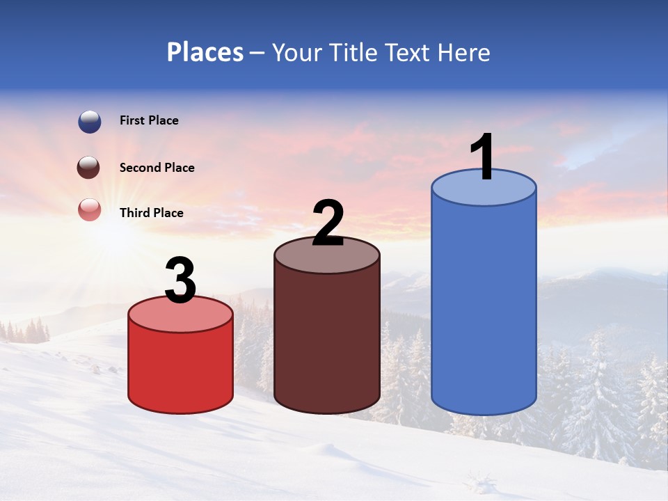 Winter Sunset PowerPoint Template