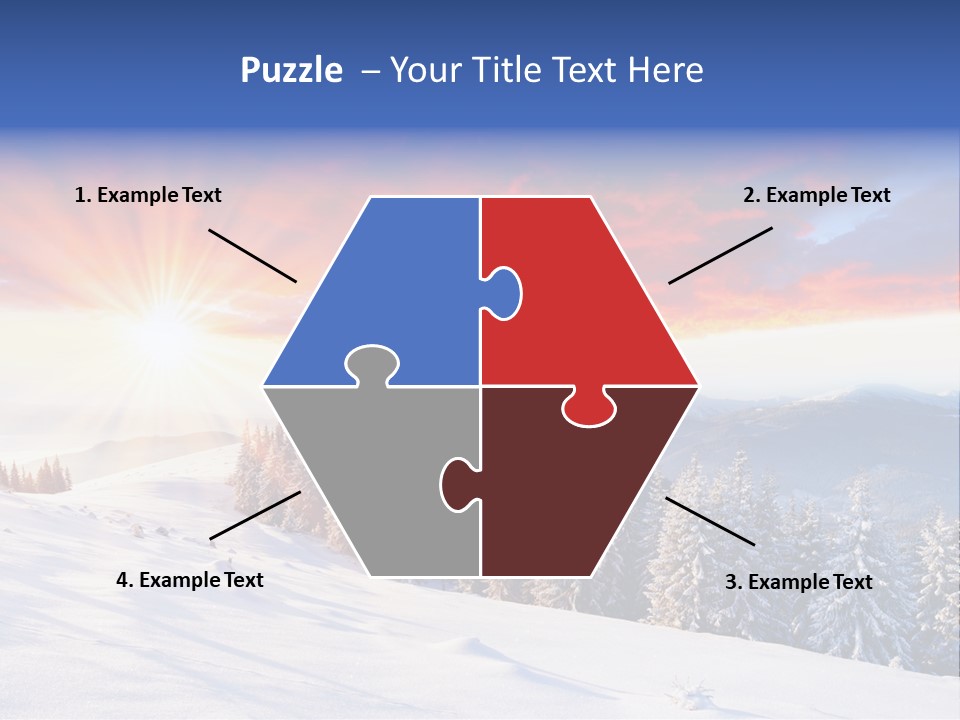 Winter Sunset PowerPoint Template