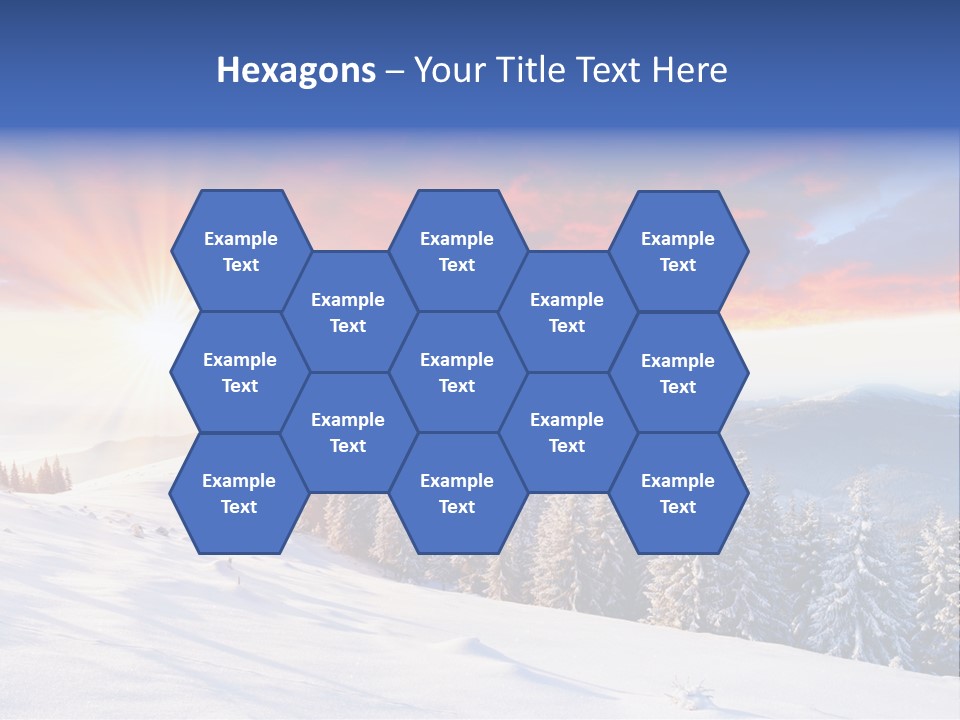 Winter Sunset PowerPoint Template