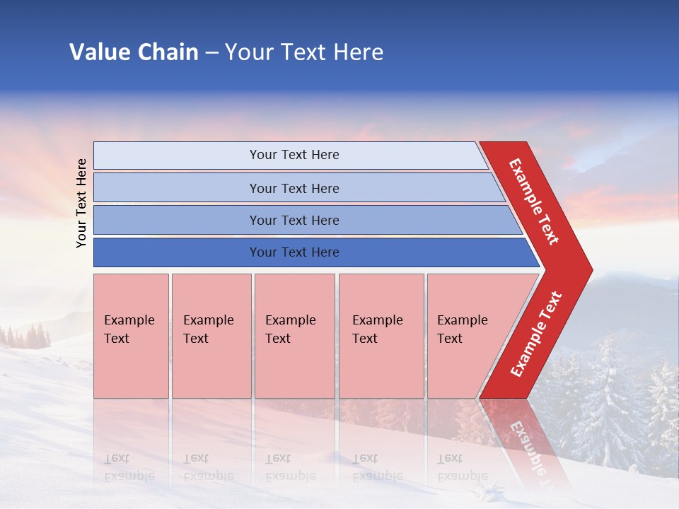 Winter Sunset PowerPoint Template