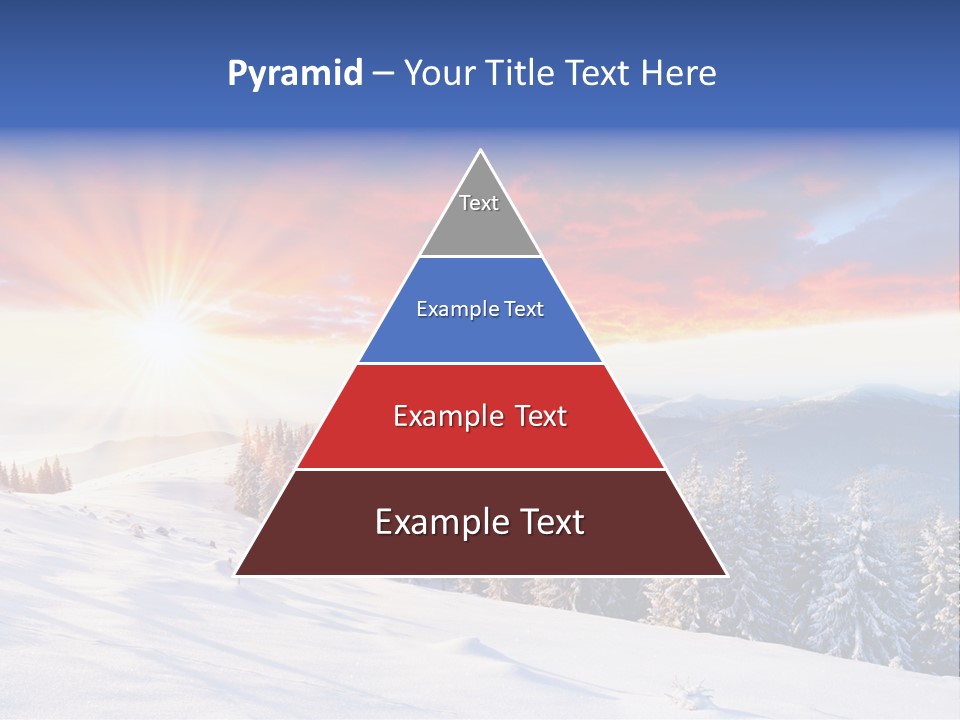 Winter Sunset PowerPoint Template
