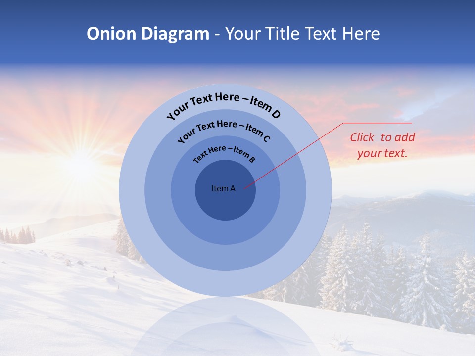 Winter Sunset PowerPoint Template