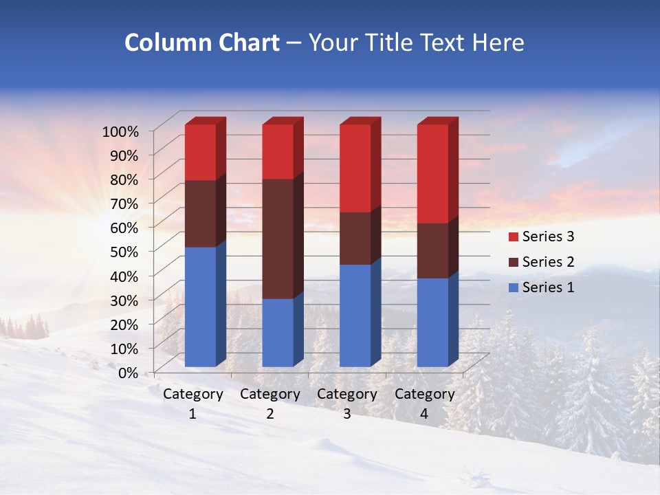 Winter Sunset PowerPoint Template