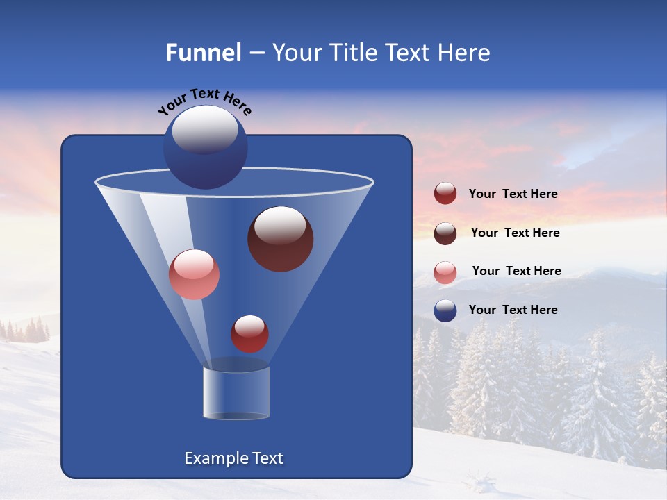 Winter Sunset PowerPoint Template