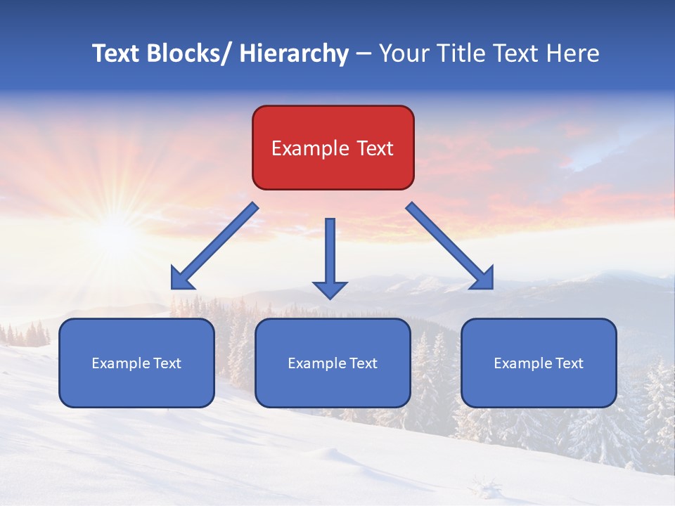 Winter Sunset PowerPoint Template