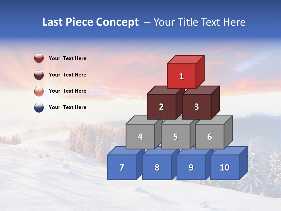 Winter Sunset PowerPoint Template