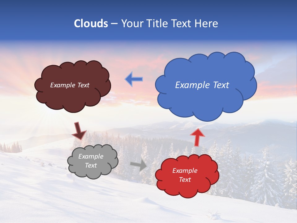 Winter Sunset PowerPoint Template