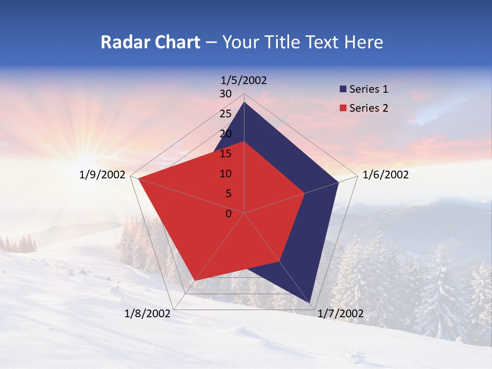 Winter Sunset PowerPoint Template