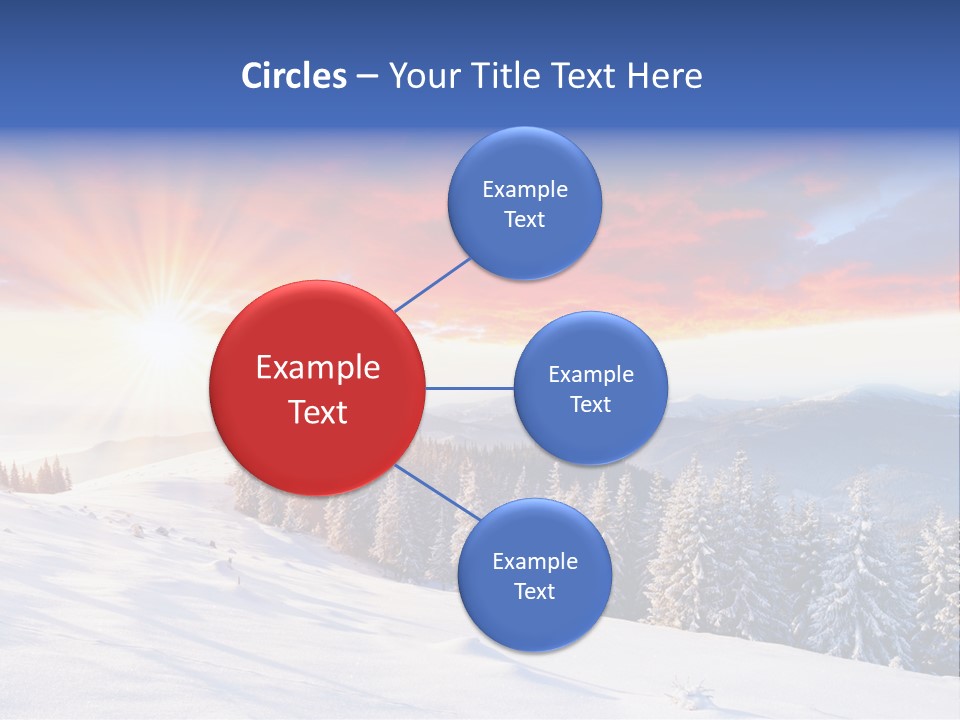 Winter Sunset PowerPoint Template