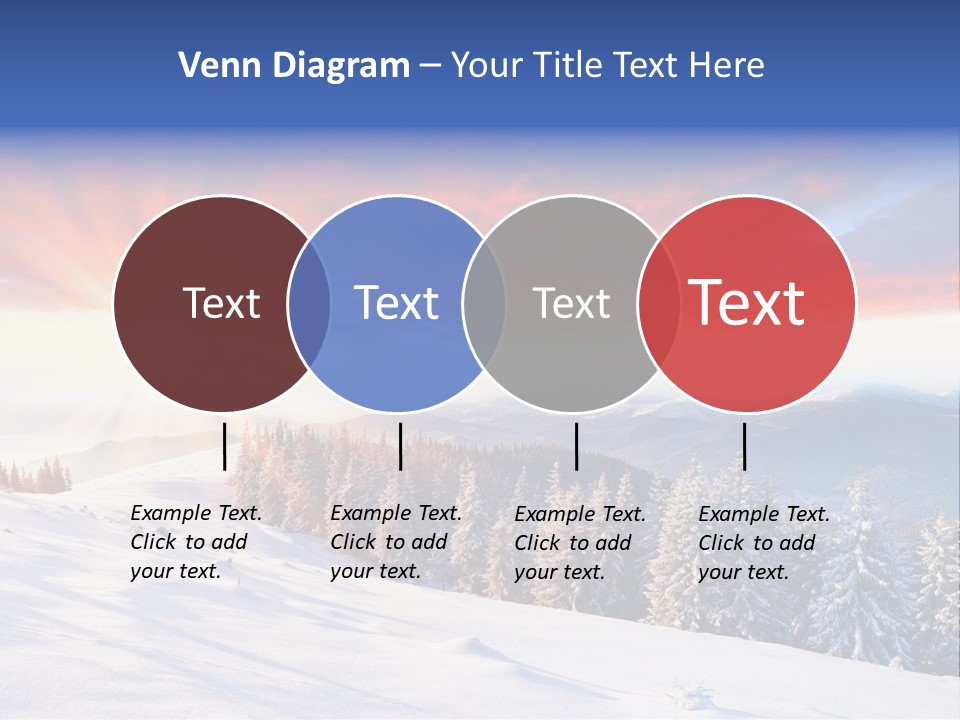 Winter Sunset PowerPoint Template