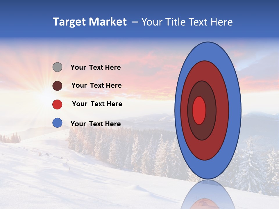 Winter Sunset PowerPoint Template