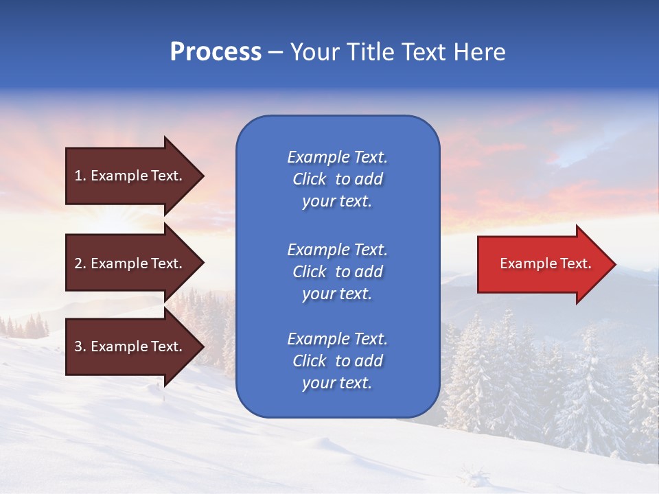 Winter Sunset PowerPoint Template