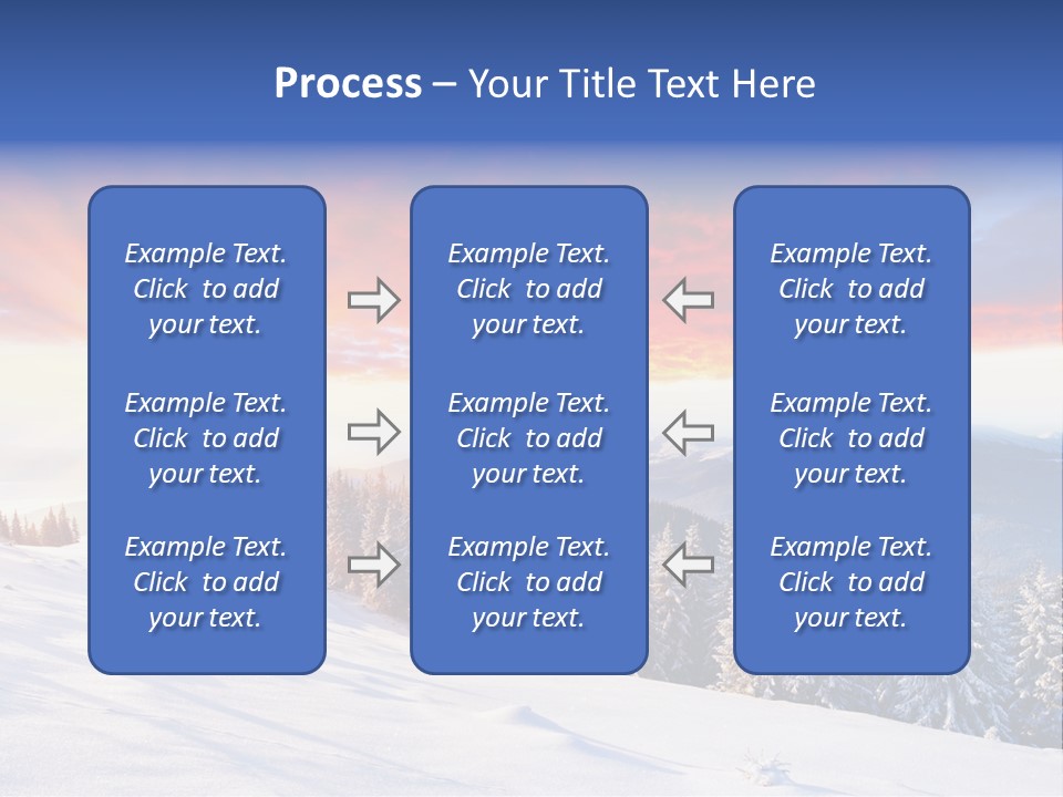 Winter Sunset PowerPoint Template