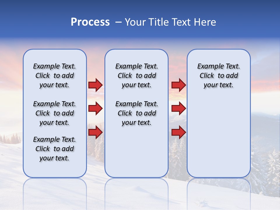 Winter Sunset PowerPoint Template