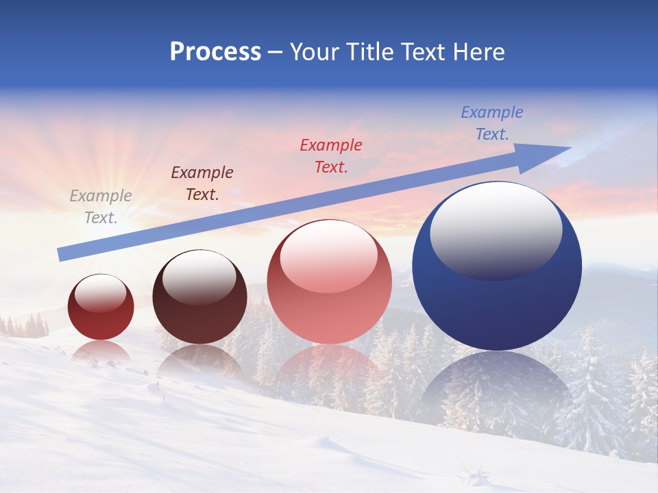 Winter Sunset PowerPoint Template