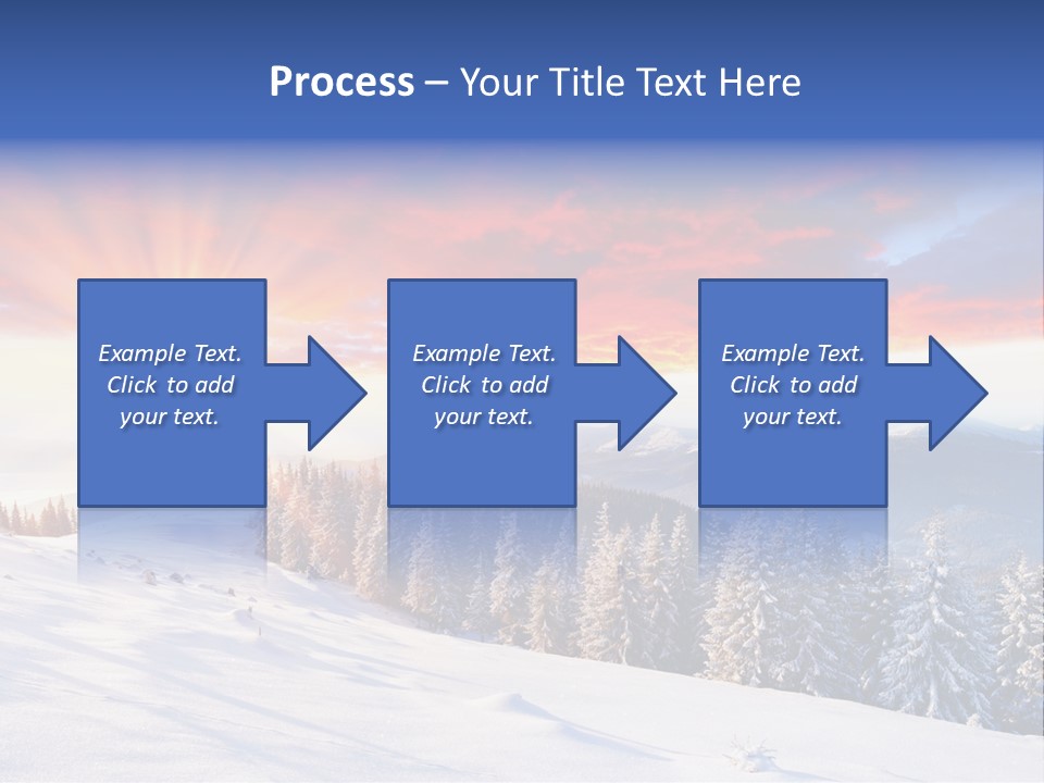 Winter Sunset PowerPoint Template