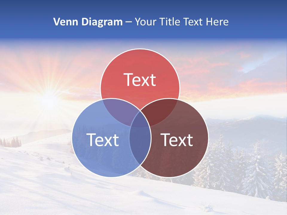 Winter Sunset PowerPoint Template