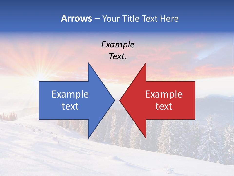 Winter Sunset PowerPoint Template
