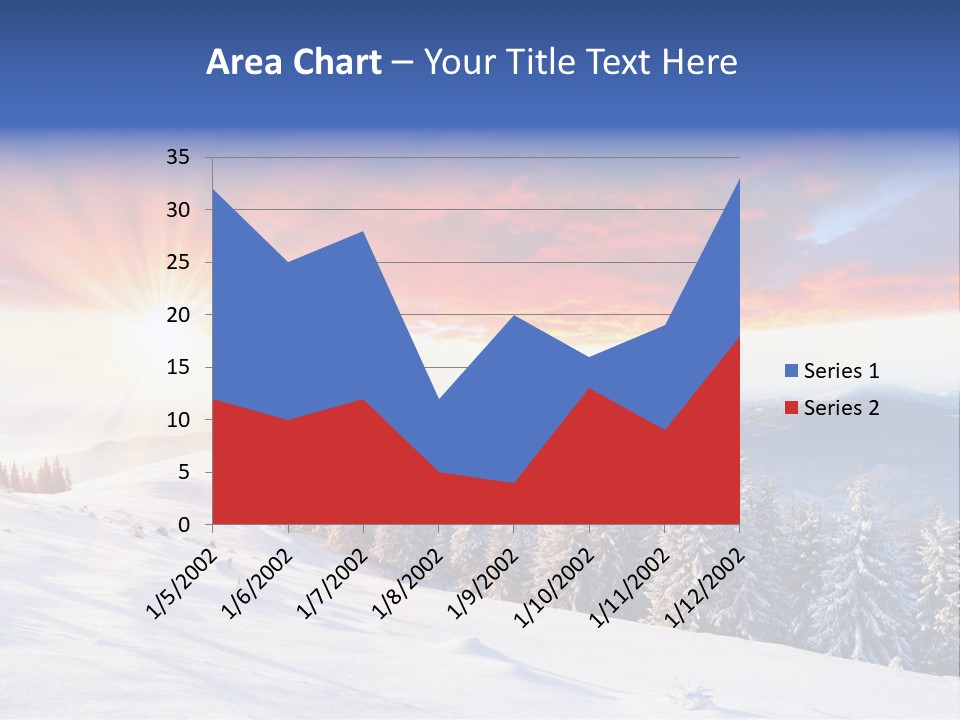 Winter Sunset PowerPoint Template