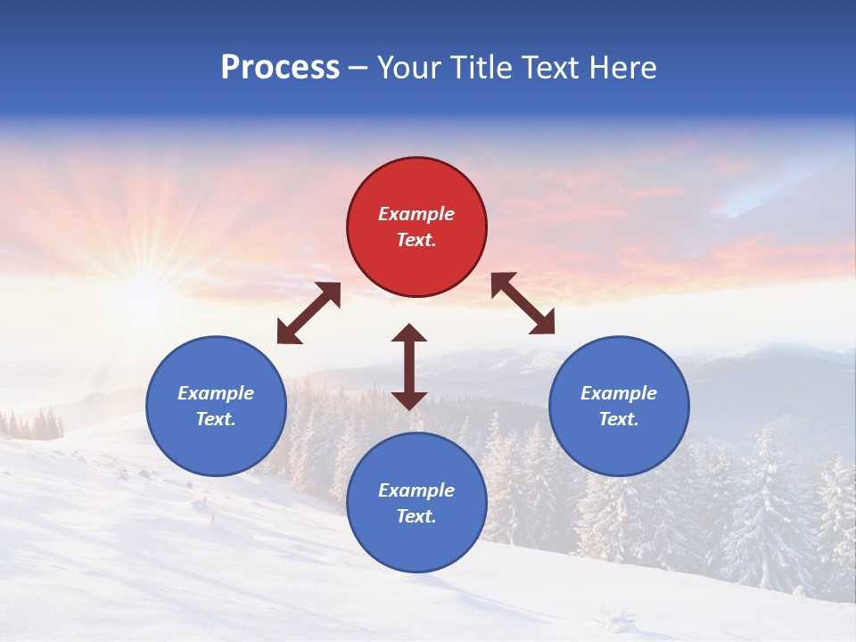 Winter Sunset PowerPoint Template