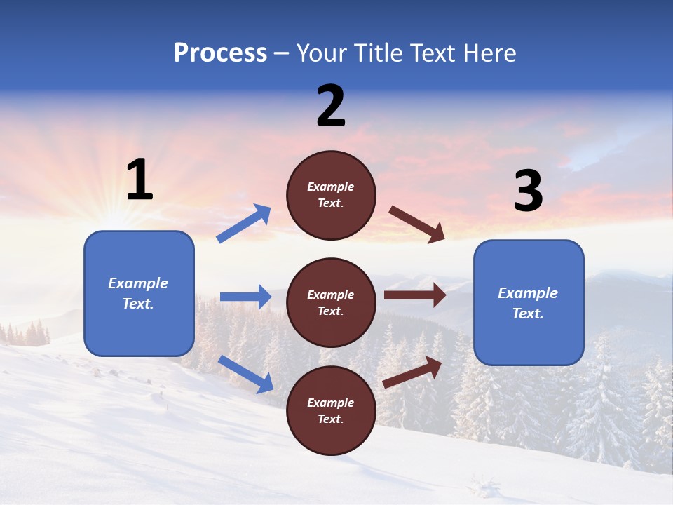 Winter Sunset PowerPoint Template