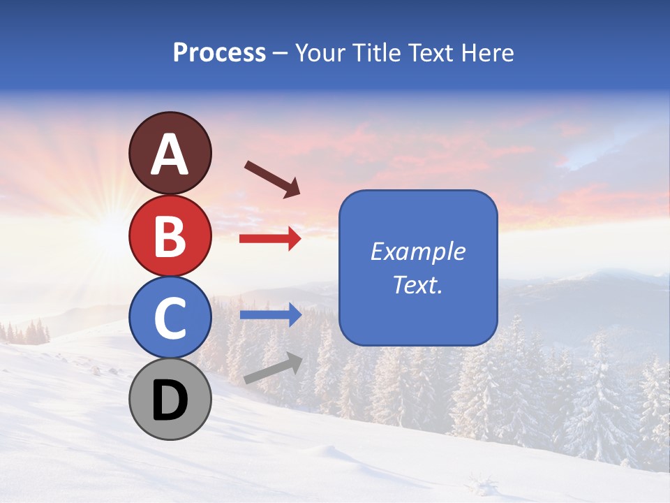 Winter Sunset PowerPoint Template