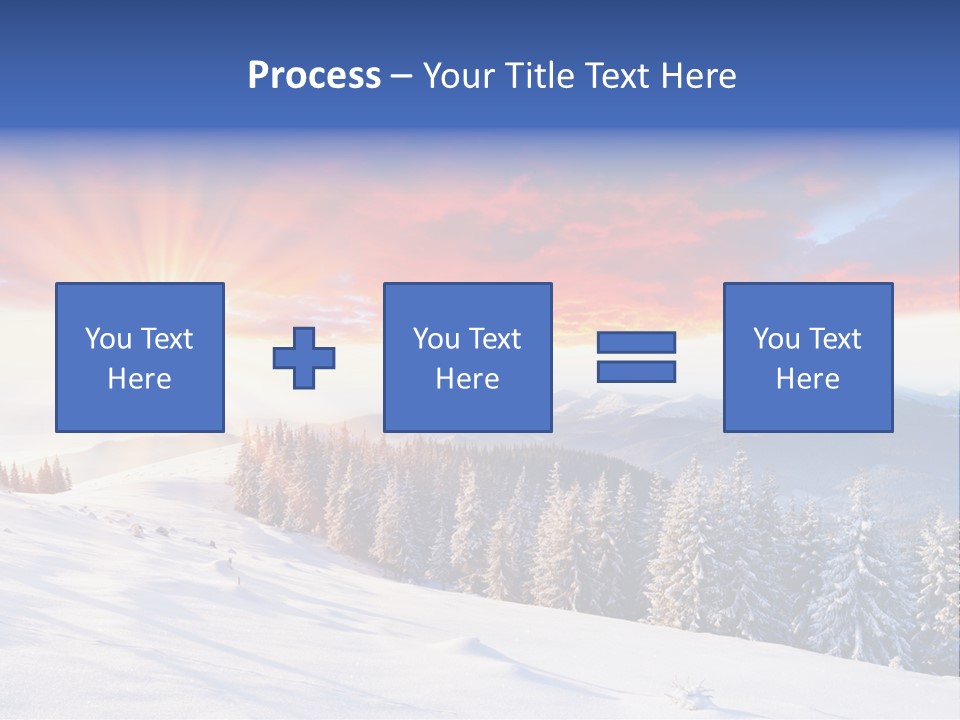 Winter Sunset PowerPoint Template