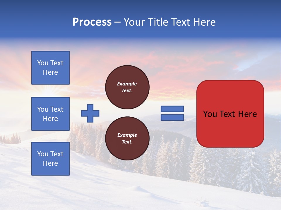 Winter Sunset PowerPoint Template