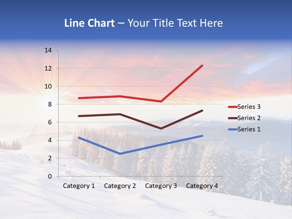 Winter Sunset PowerPoint Template