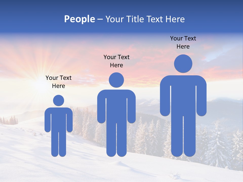 Winter Sunset PowerPoint Template
