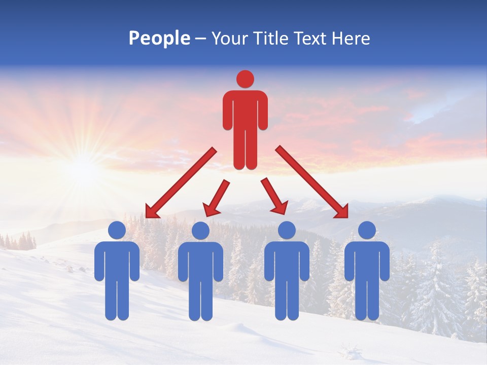 Winter Sunset PowerPoint Template