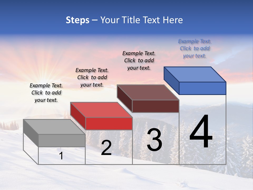 Winter Sunset PowerPoint Template