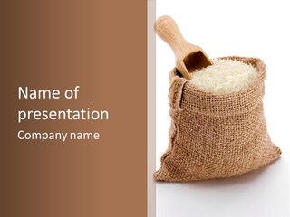 Rice Starch PowerPoint Template